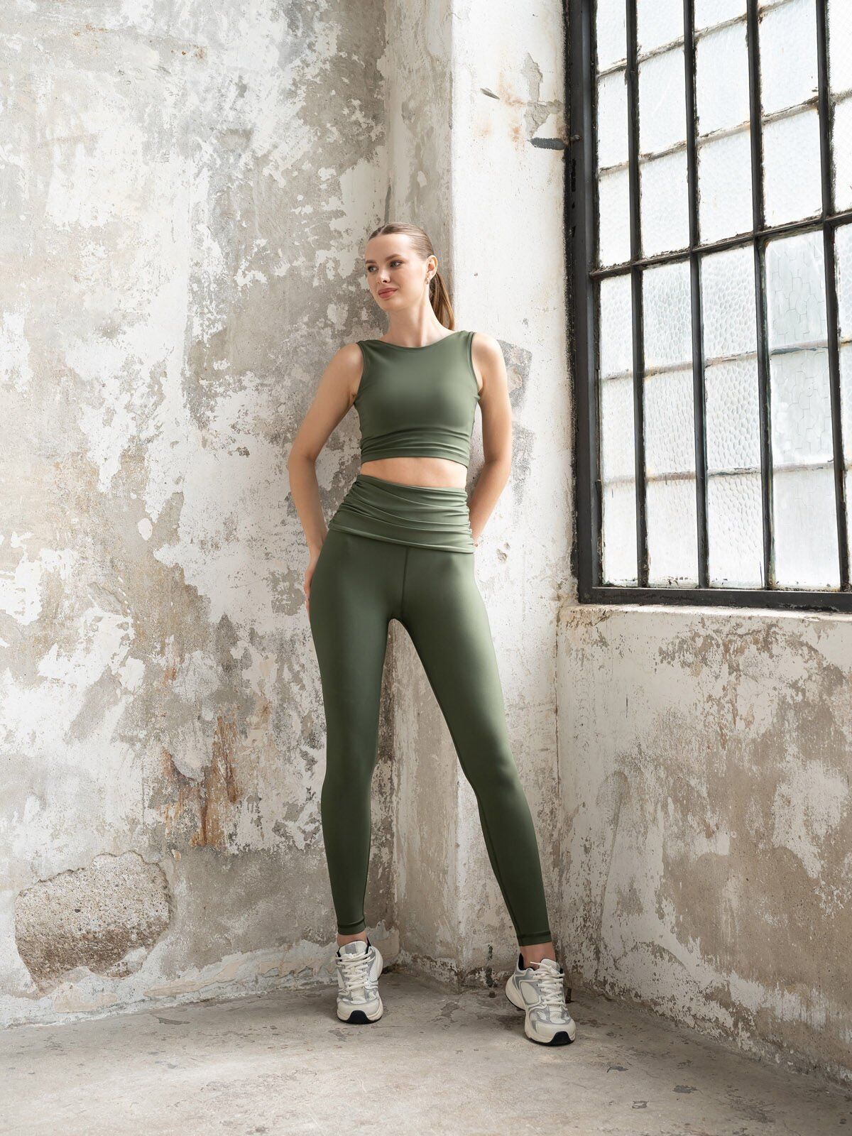 524 Toledo Spor Bra Khaki Color