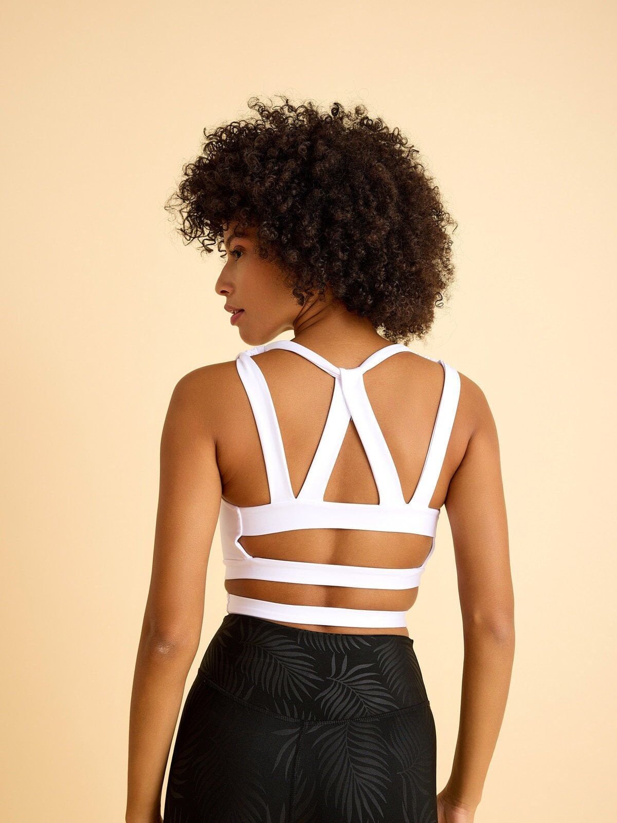 145 Thick Spor Bra White Color