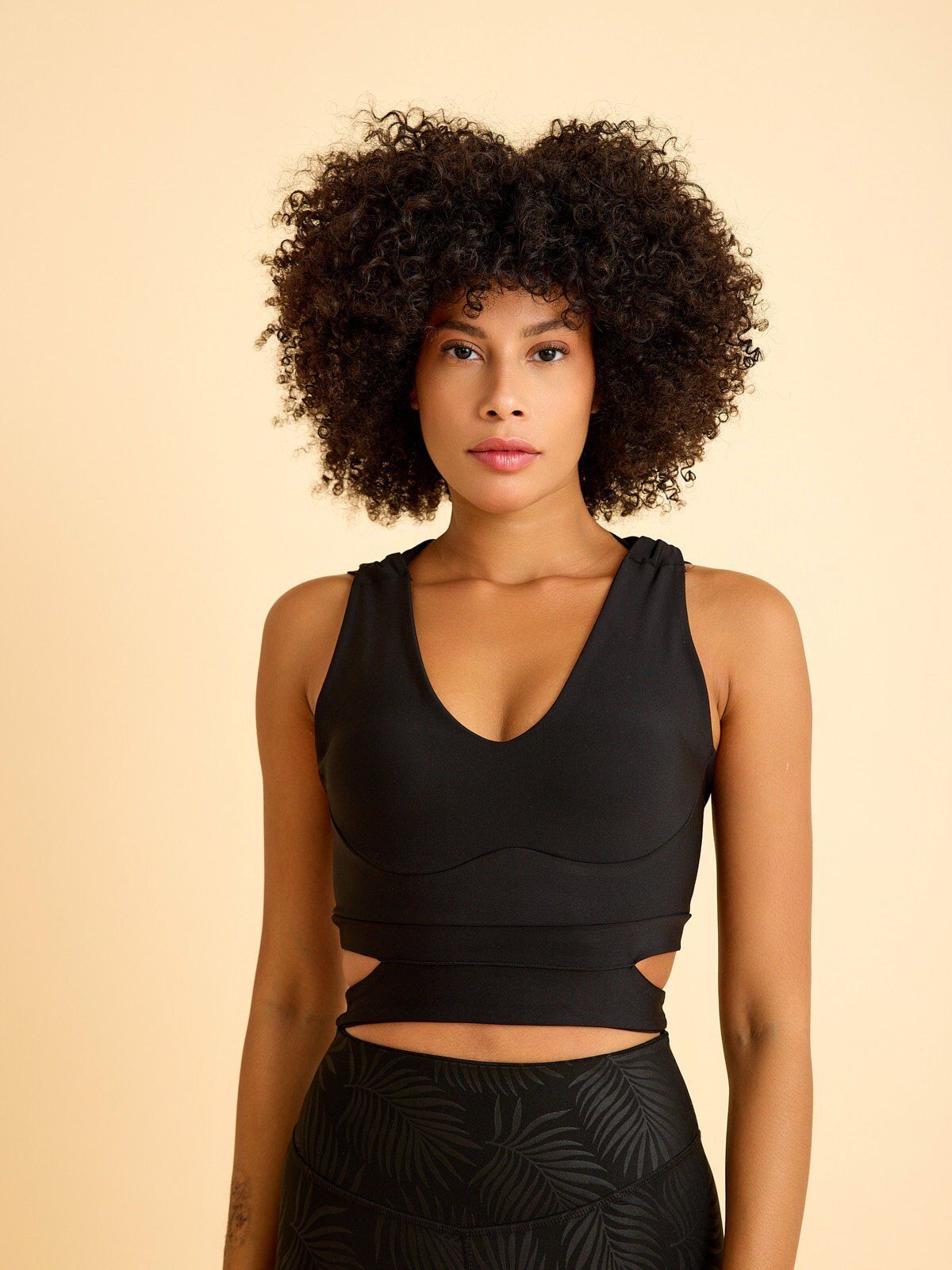 146 Thick Spor Bra Black Color