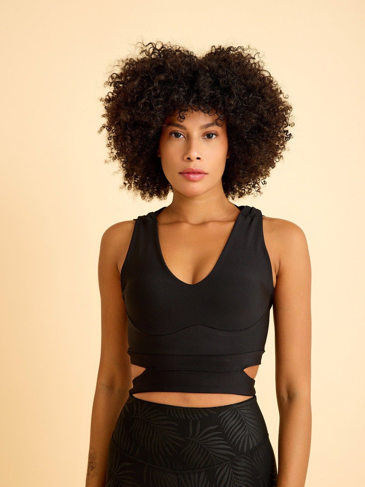146 Thick Spor Bra Black Color