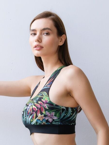 147 Patterned Spor Bra