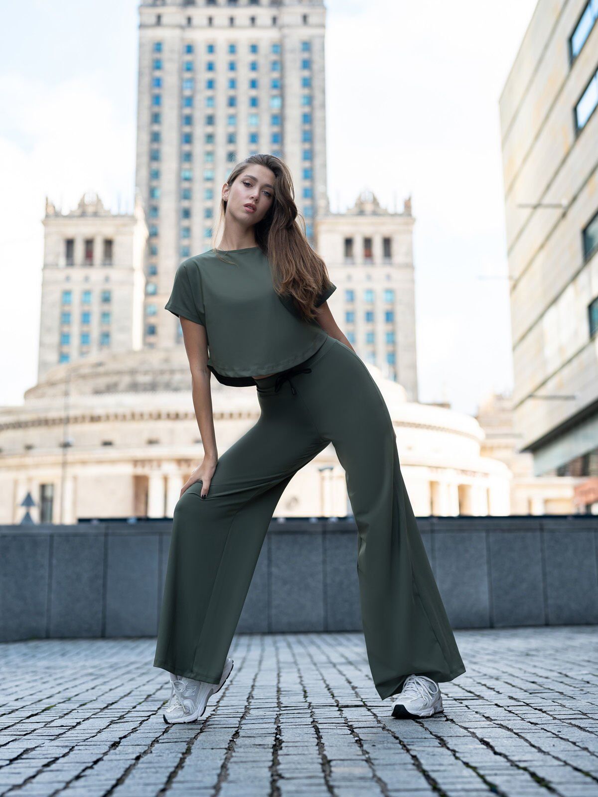 450 Mumbai Yoga Pant Khaki Color