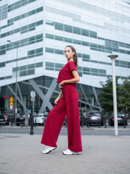 448 Mumbai Yoga PantBordeaux Color