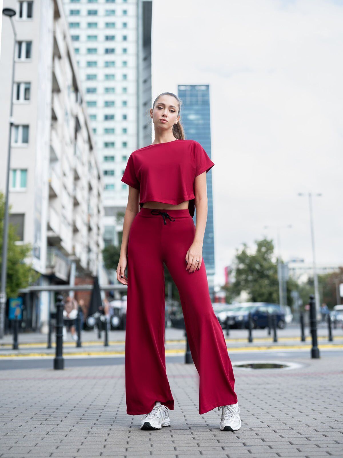 448 Mumbai Yoga PantBordeaux Color