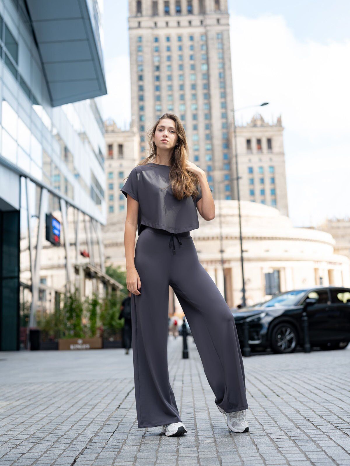 446 Mumbai Yoga Pant Antrasit Color