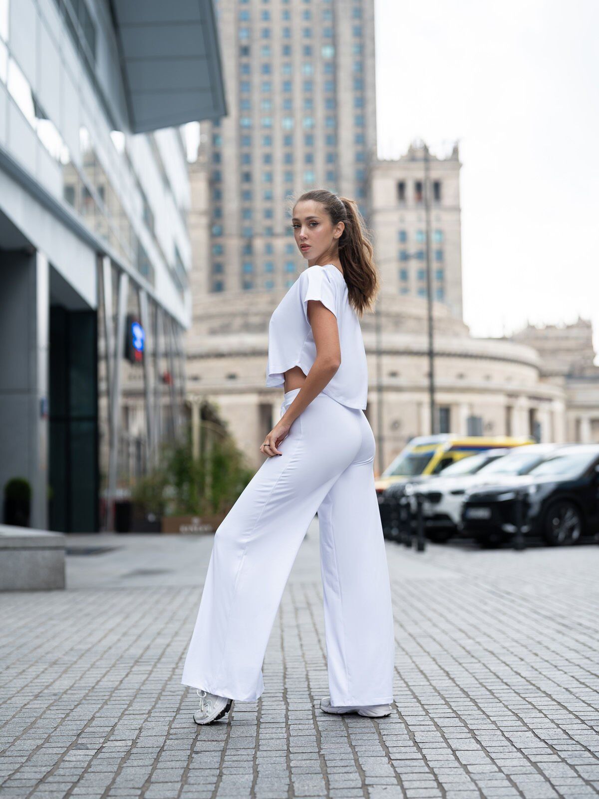 445 Mumbai Yoga Pant White Color