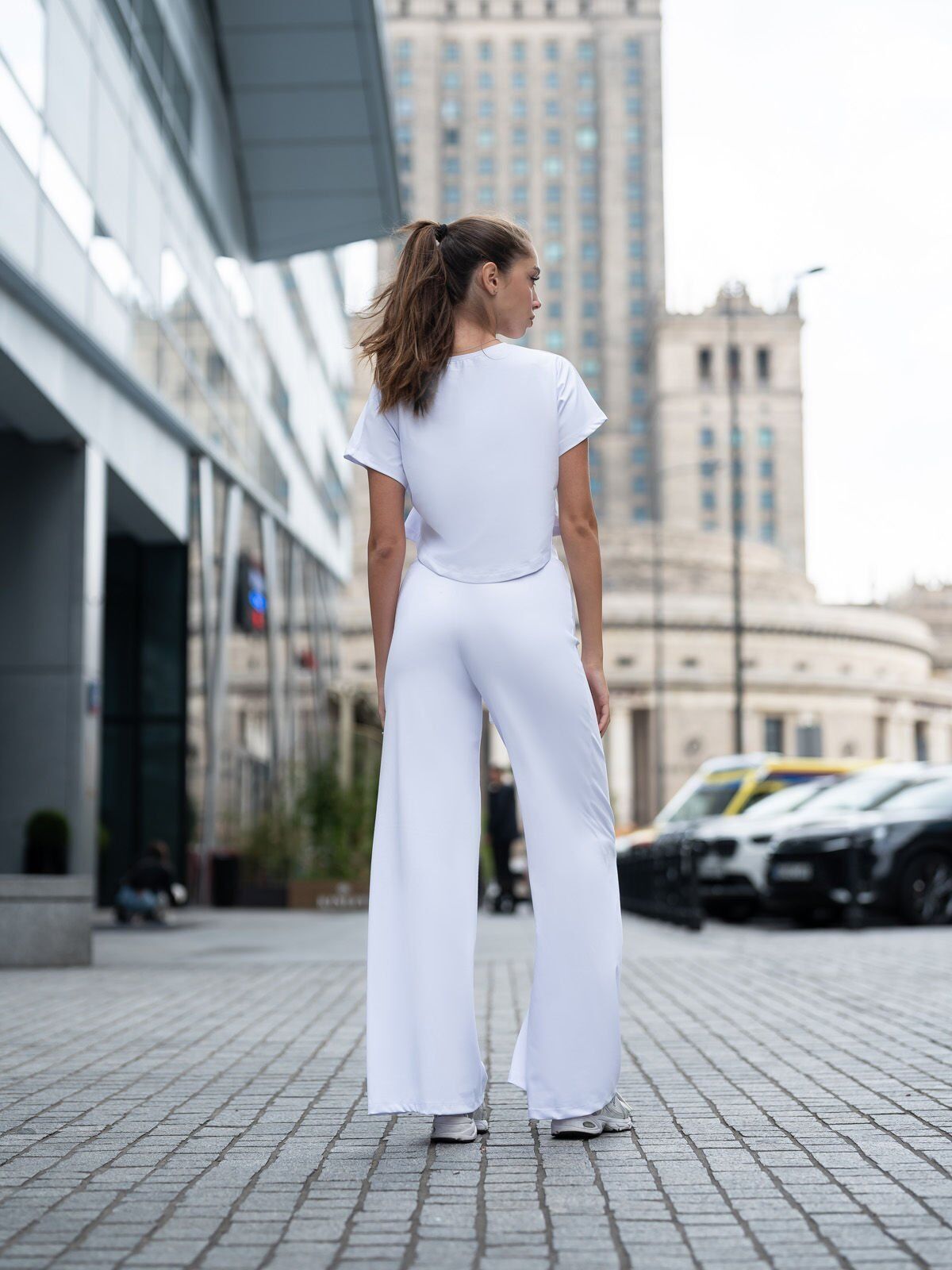 445 Mumbai Yoga Pant White Color