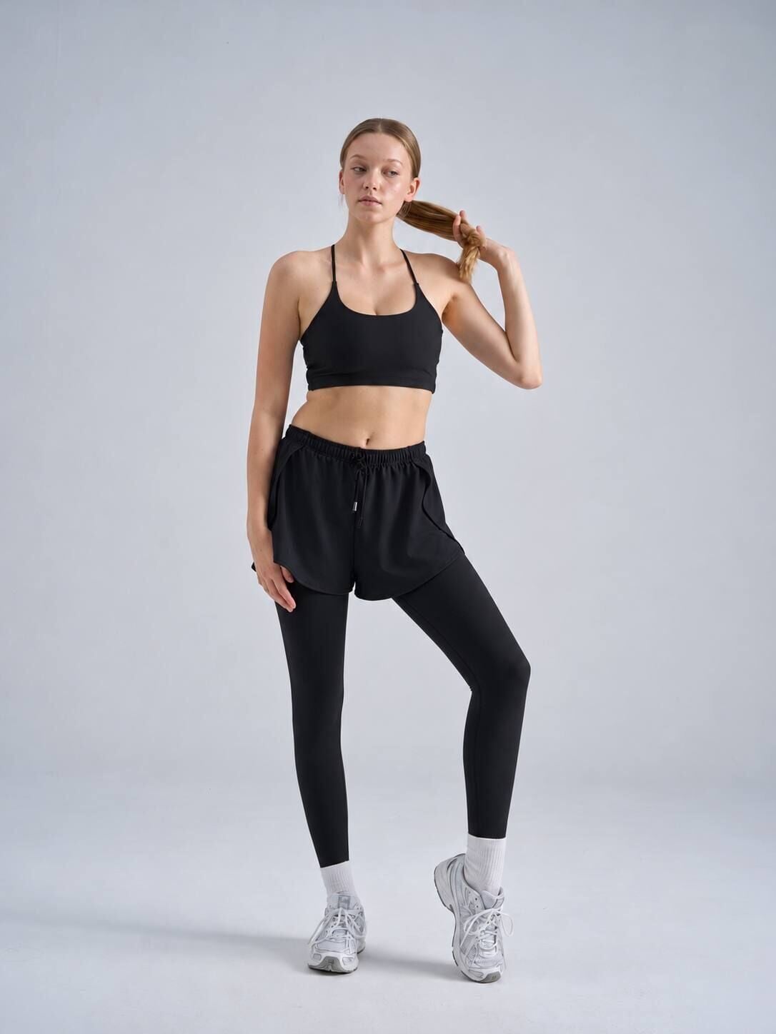 5120 SHORTS LEGGINGS BLACK COLOR