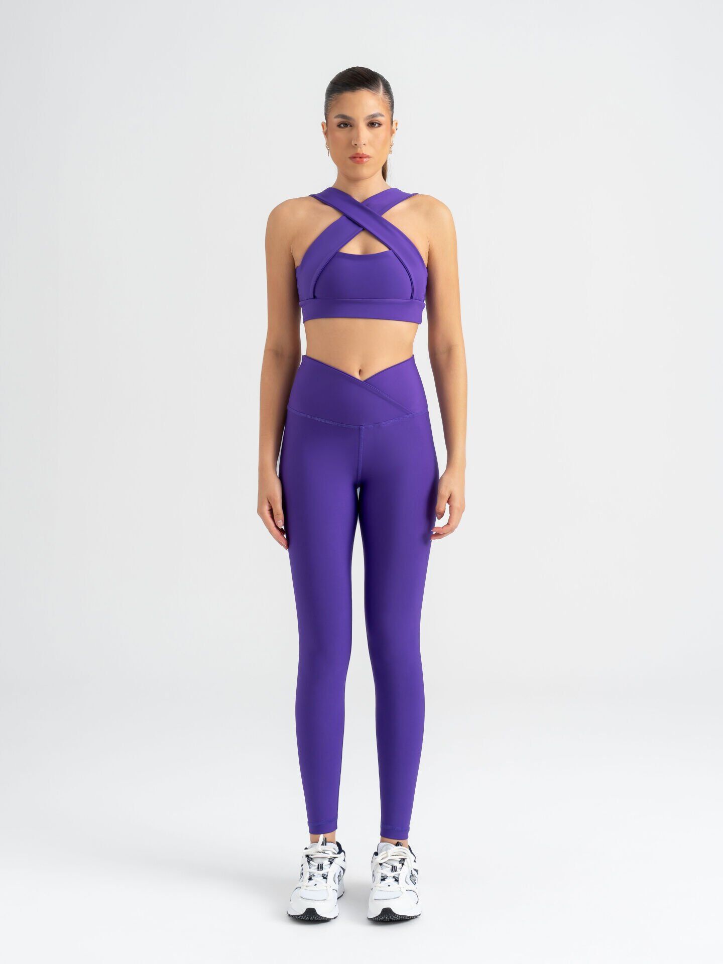 1042 We Waist Leggings Purple Color