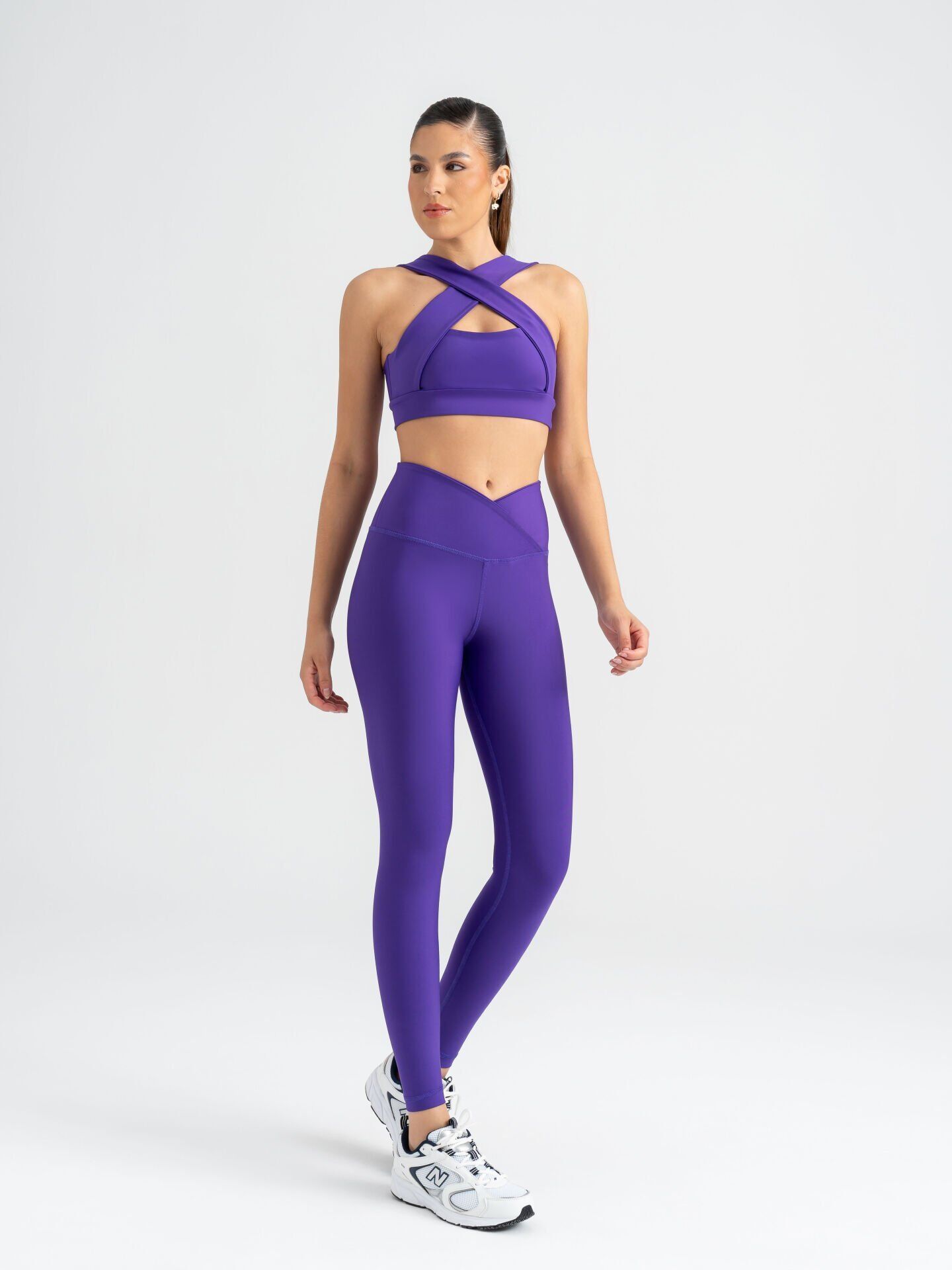 1042 We Waist Leggings Purple Color
