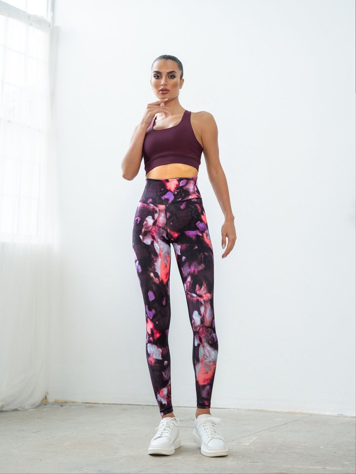 413 Marne Polyemid Spor Leggings