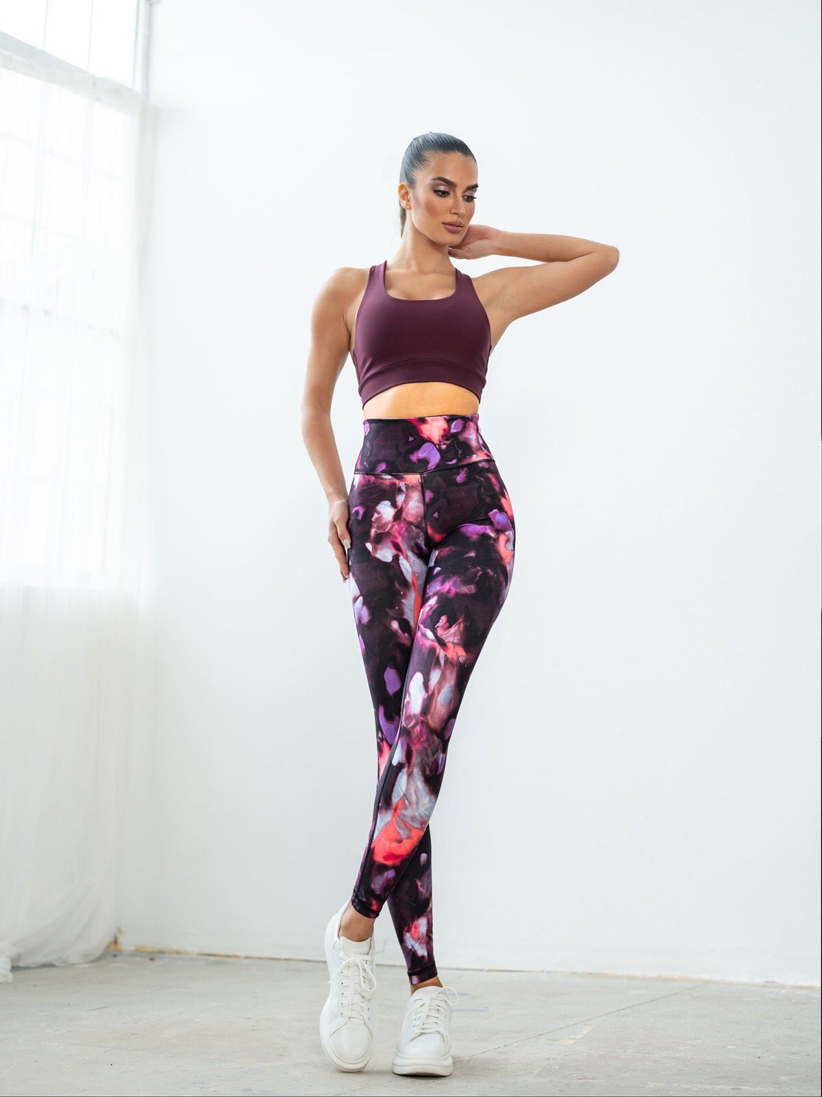 413 Marne Polyemid Spor Leggings