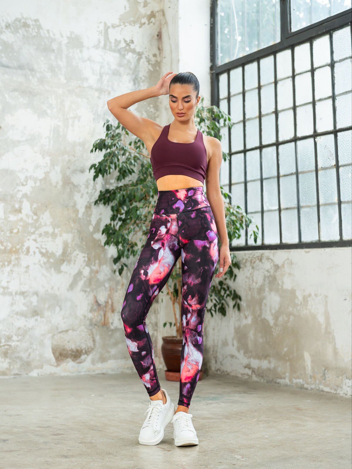 413 Marne Polyemid Spor Leggings