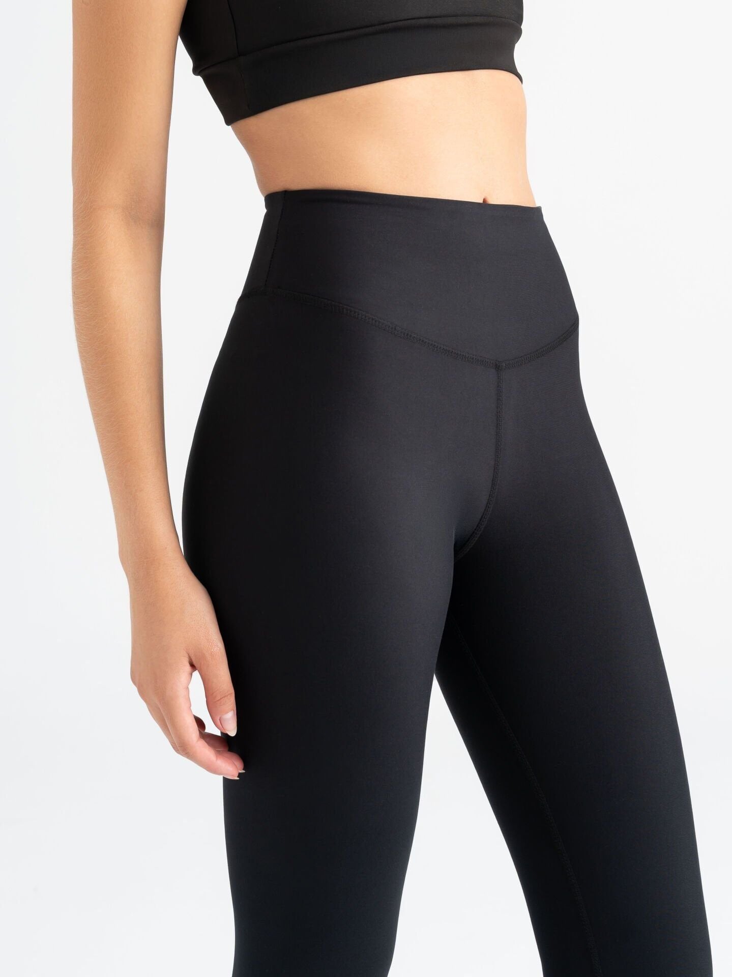 408 Polyemid Leggings Black Color