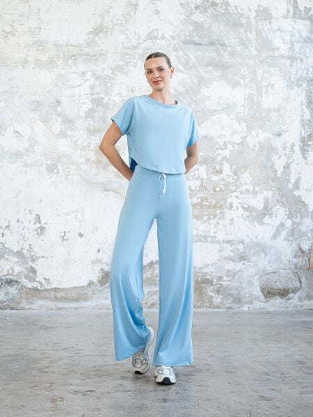 504 Yoga Pants Baby Blue Color