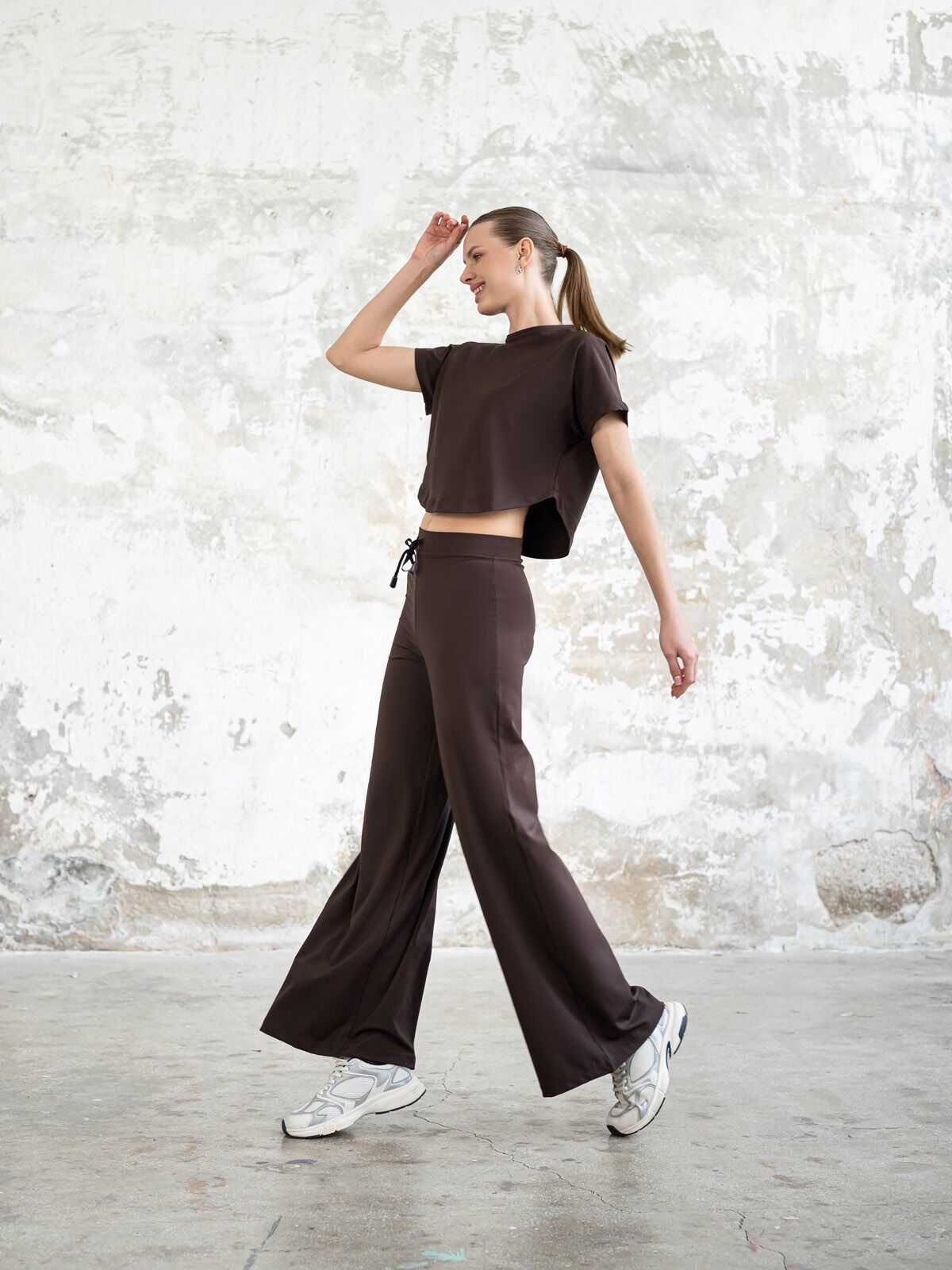 505 Yoga Pants Brown Color