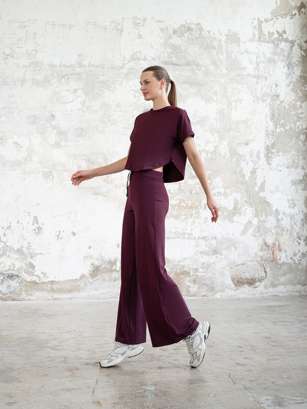 506 Yoga Pants Damson Color