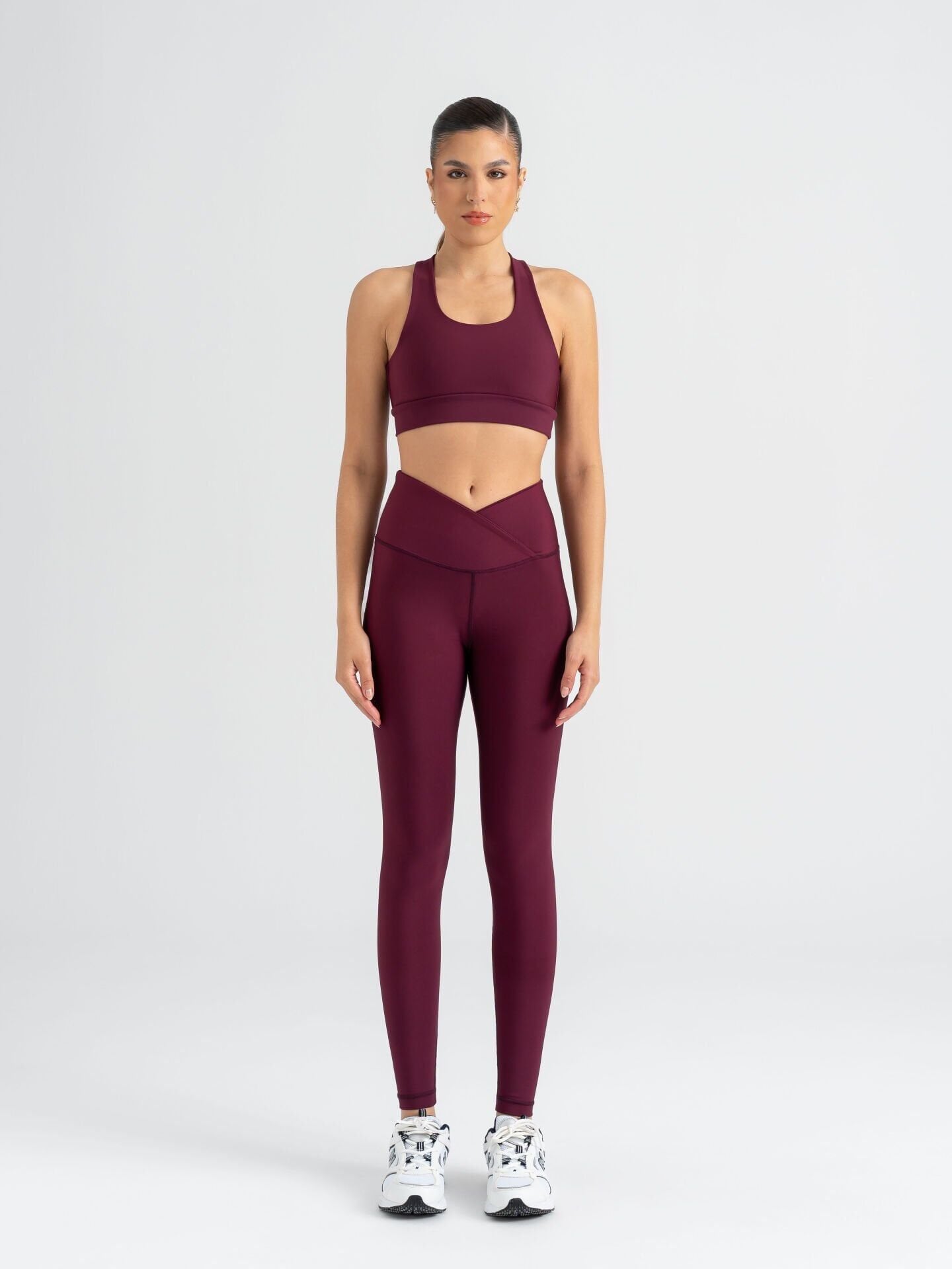 1087 We Waist Leggings Damson Color