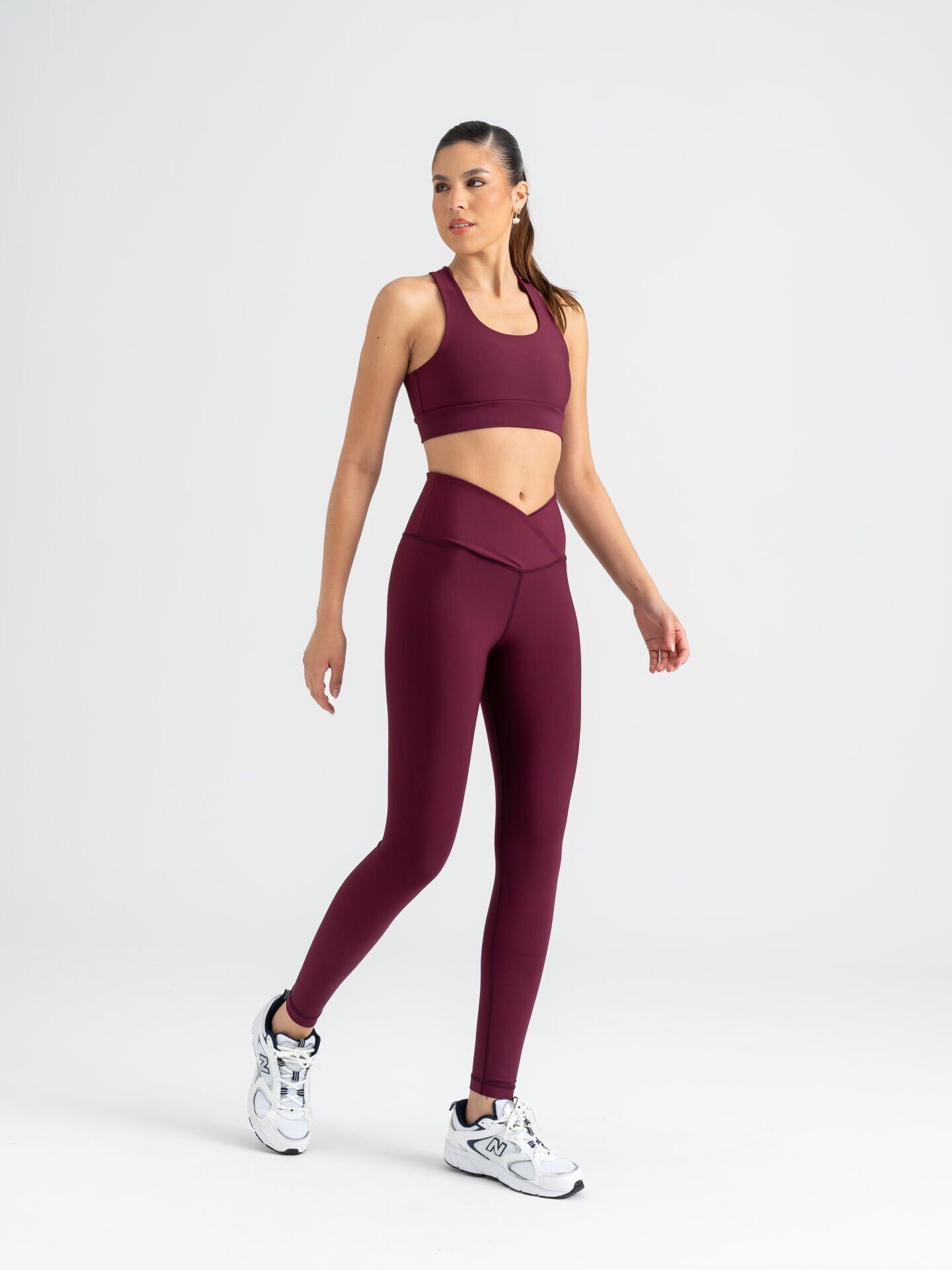 1087 We Waist Leggings Damson Color