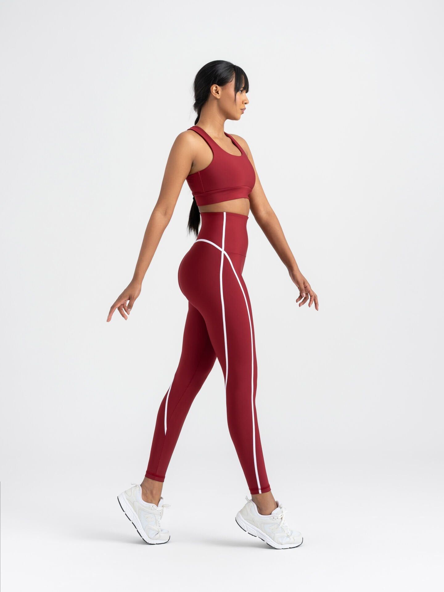 372 Menton Leggings Bordo Color