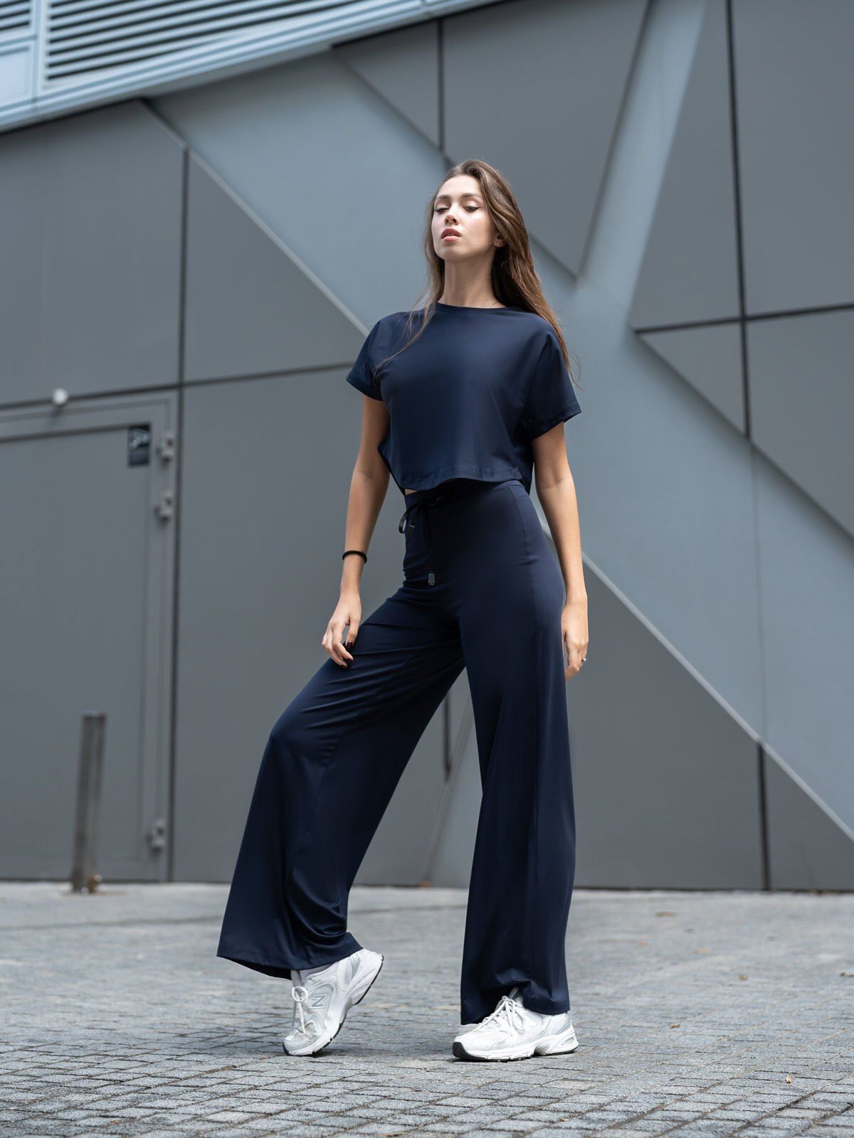 048 Yoga Tshirt  Navy Color