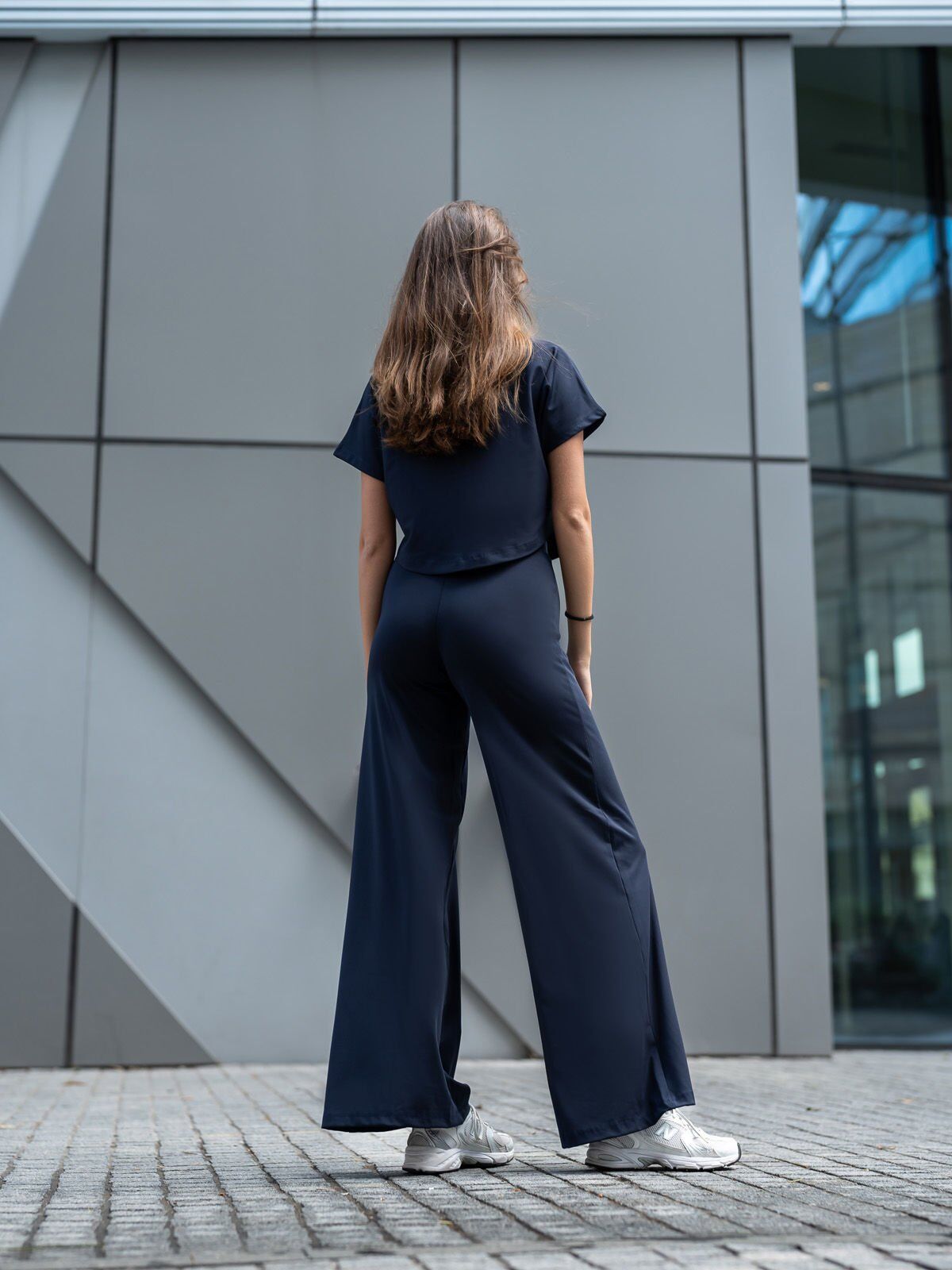 048 Yoga Tshirt  Navy Color