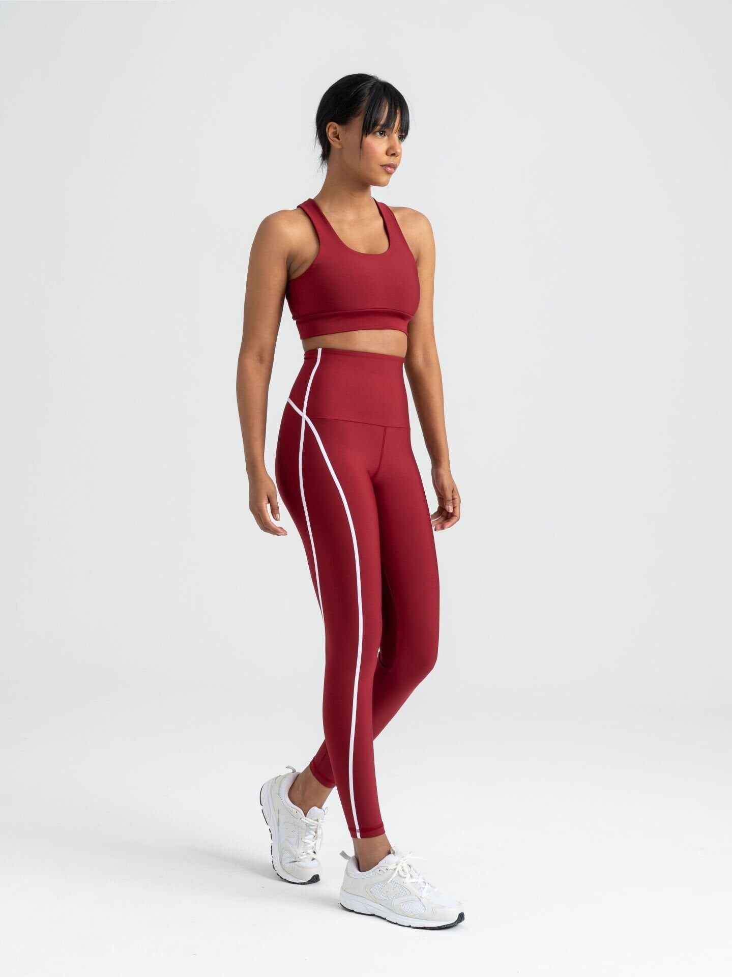 372 Menton Leggings Bordo Color