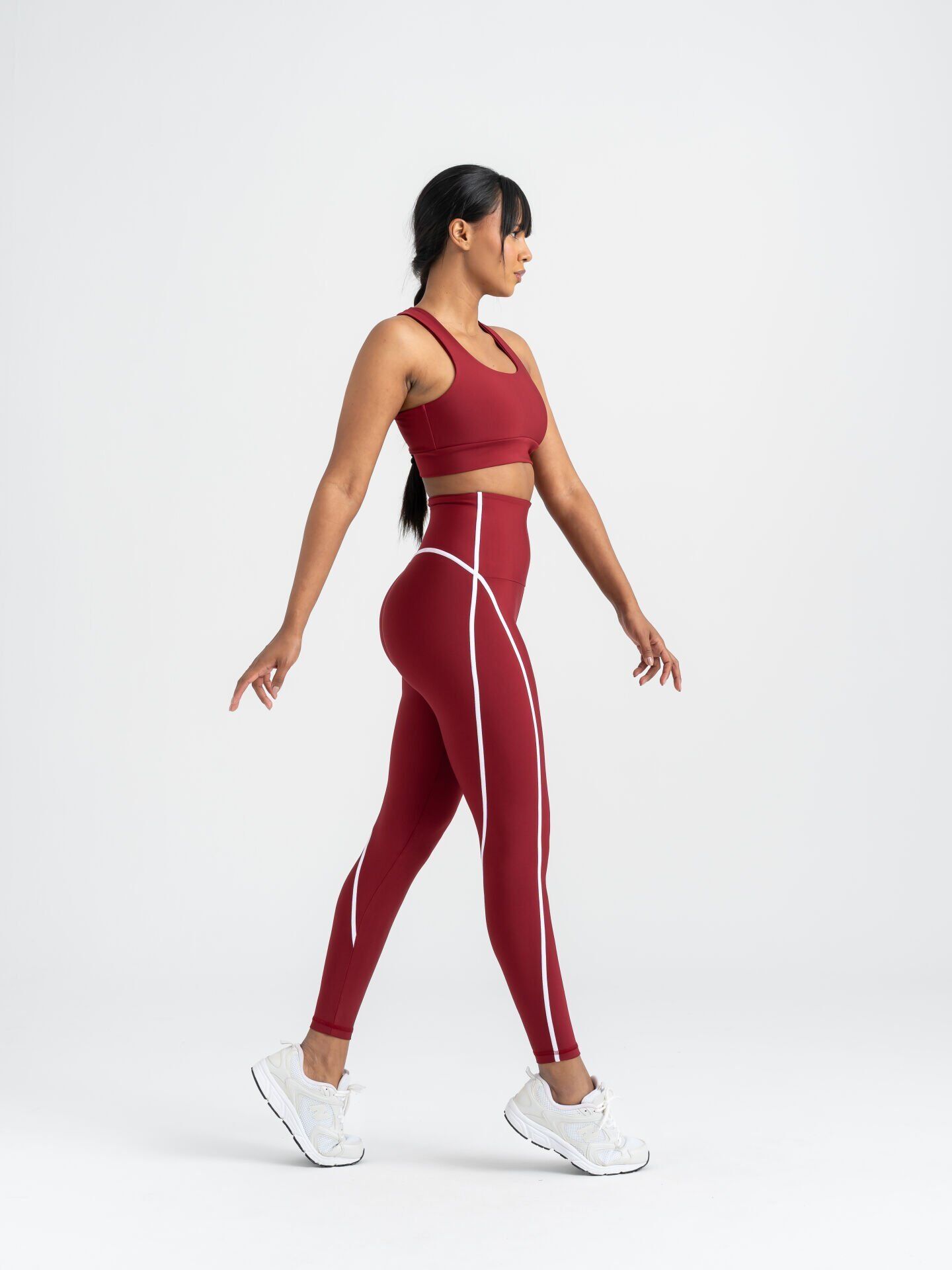 372 Menton Leggings Bordo Color