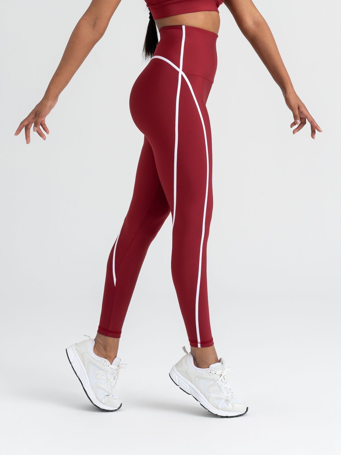 372 Menton Leggings Bordo Color