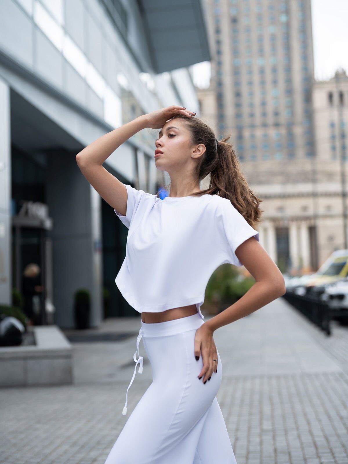 096 Yoga Tshirt White Color