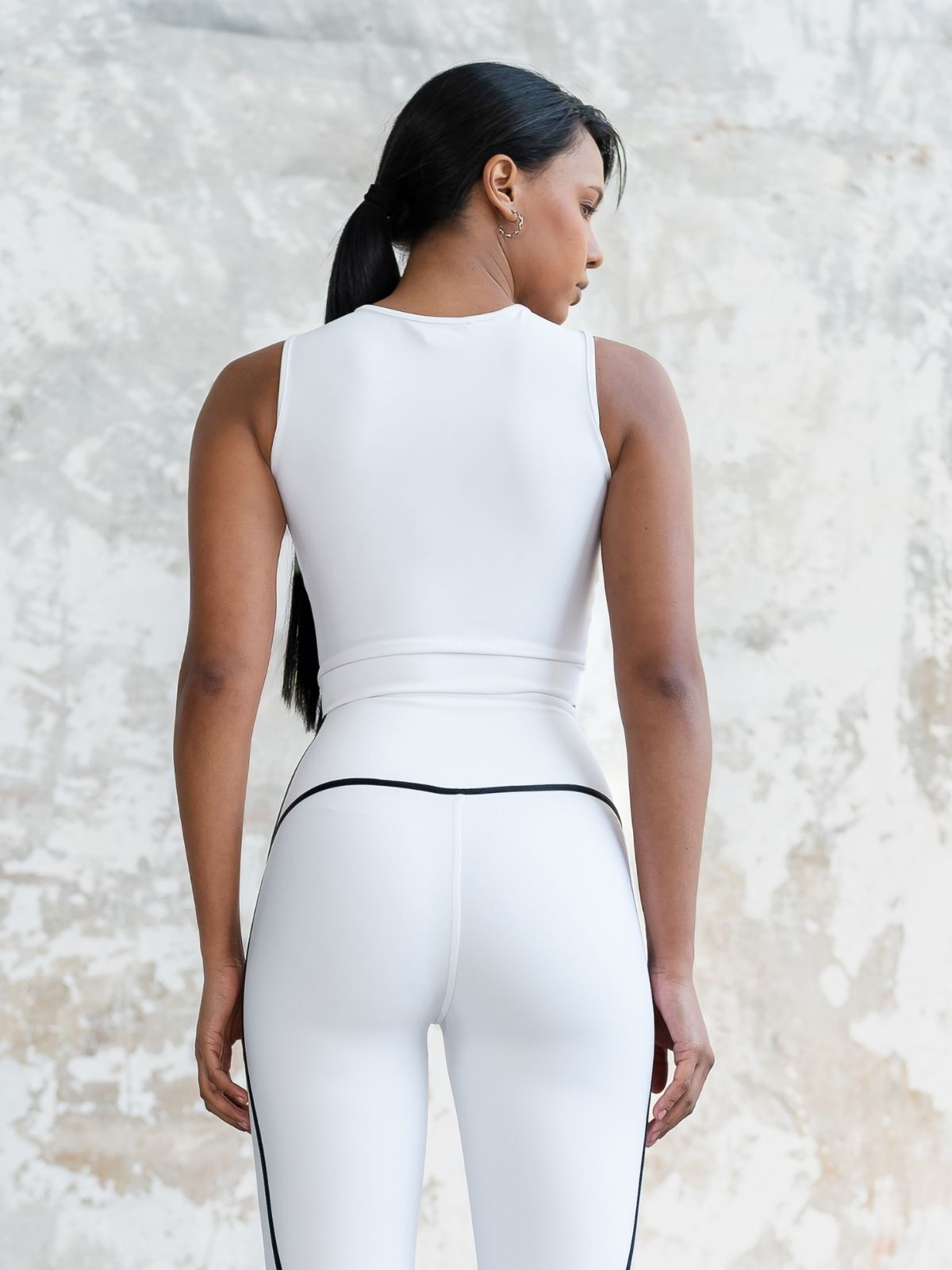 464 Menton Spor Bra White Color