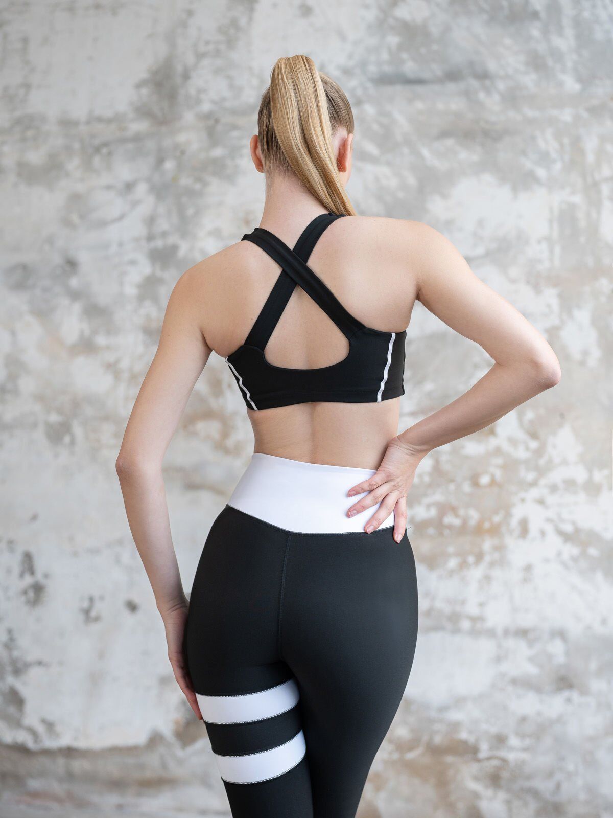 475 Menton Spor Bra Black Color