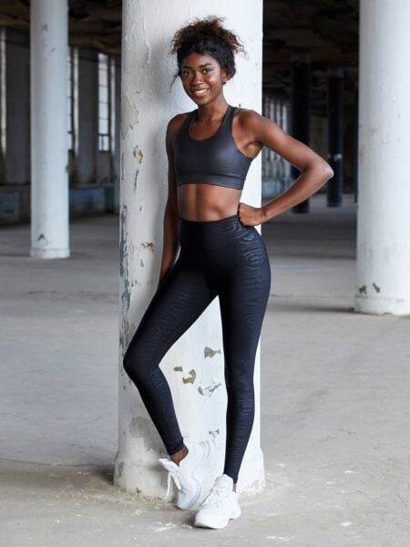 1061 Leather Look Leggings
