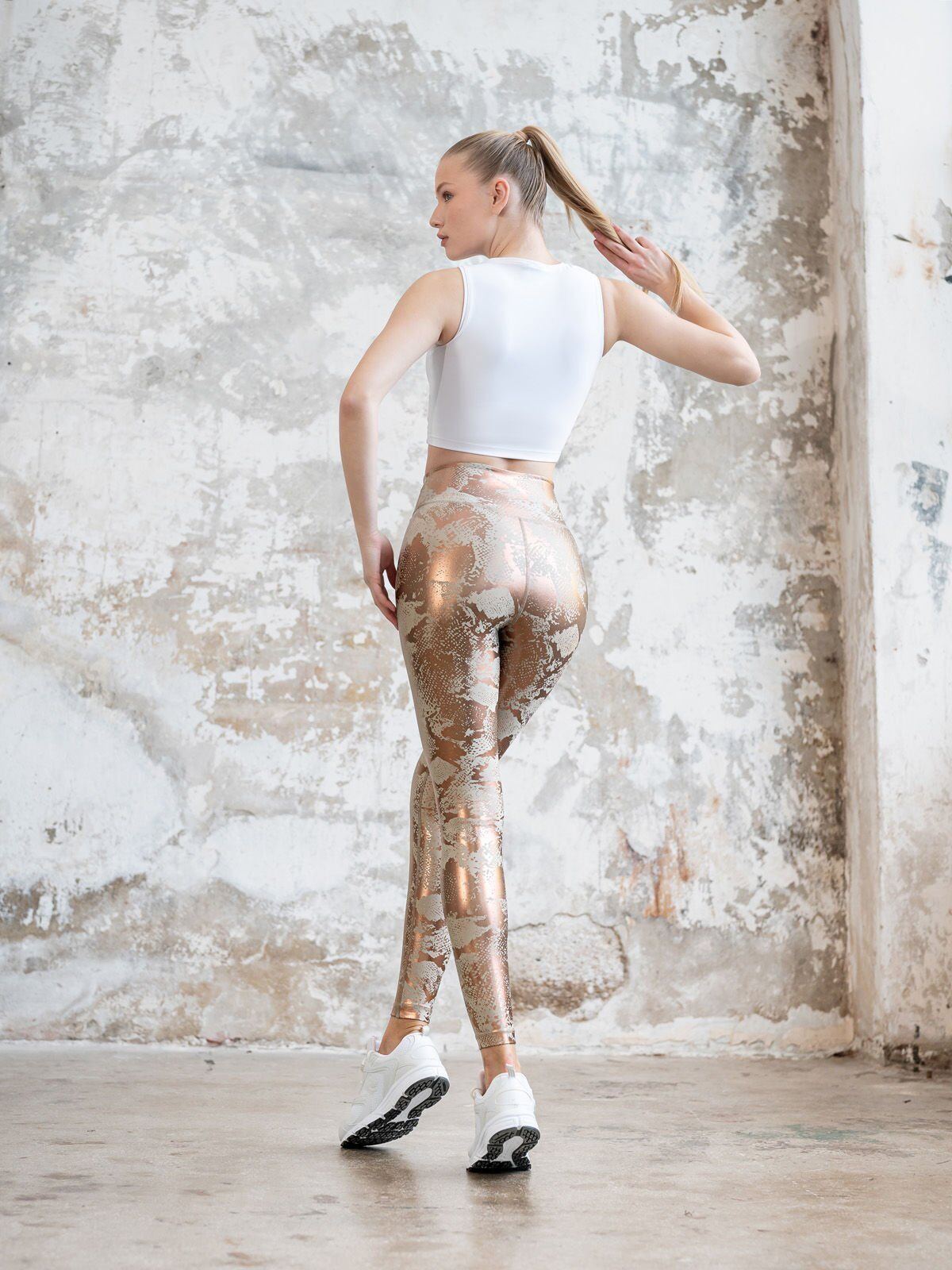 1146 Leather Look Leggings