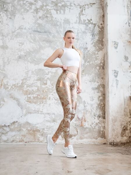 1146 Leather Look Leggings