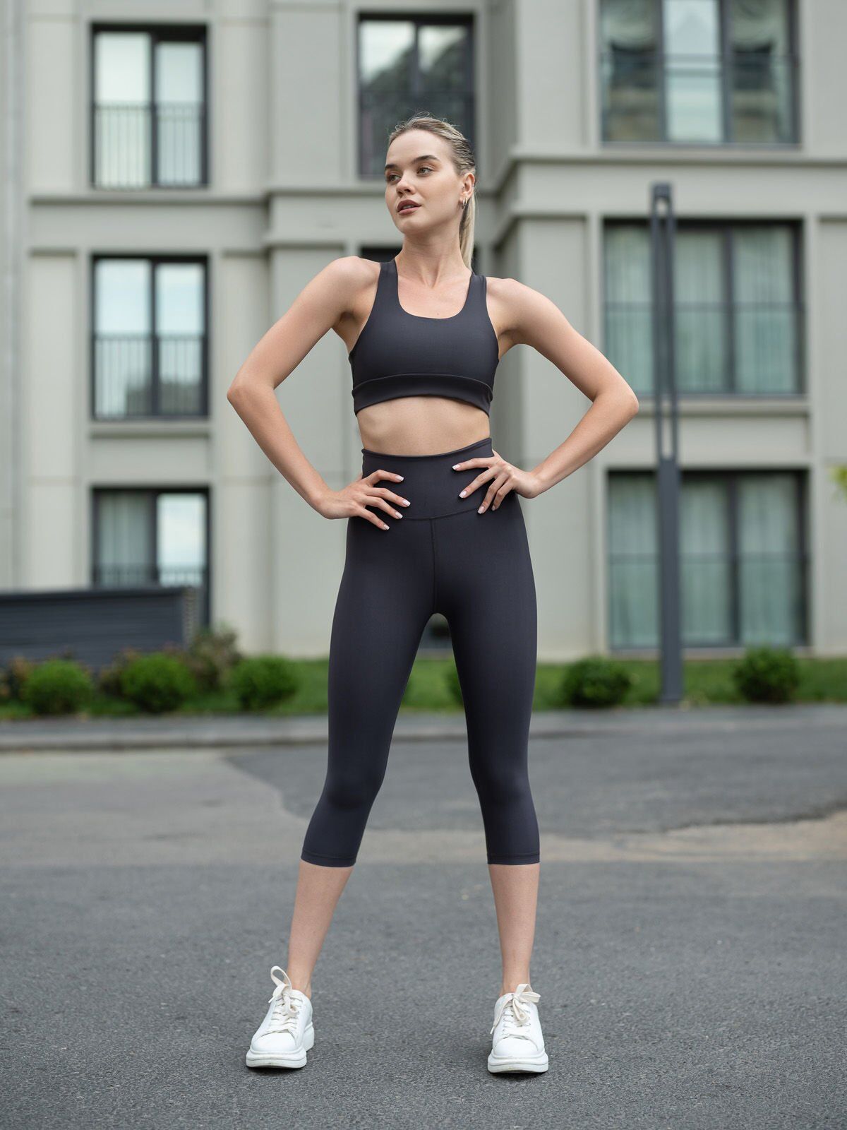 944 Capri Leggings Antrasit Color