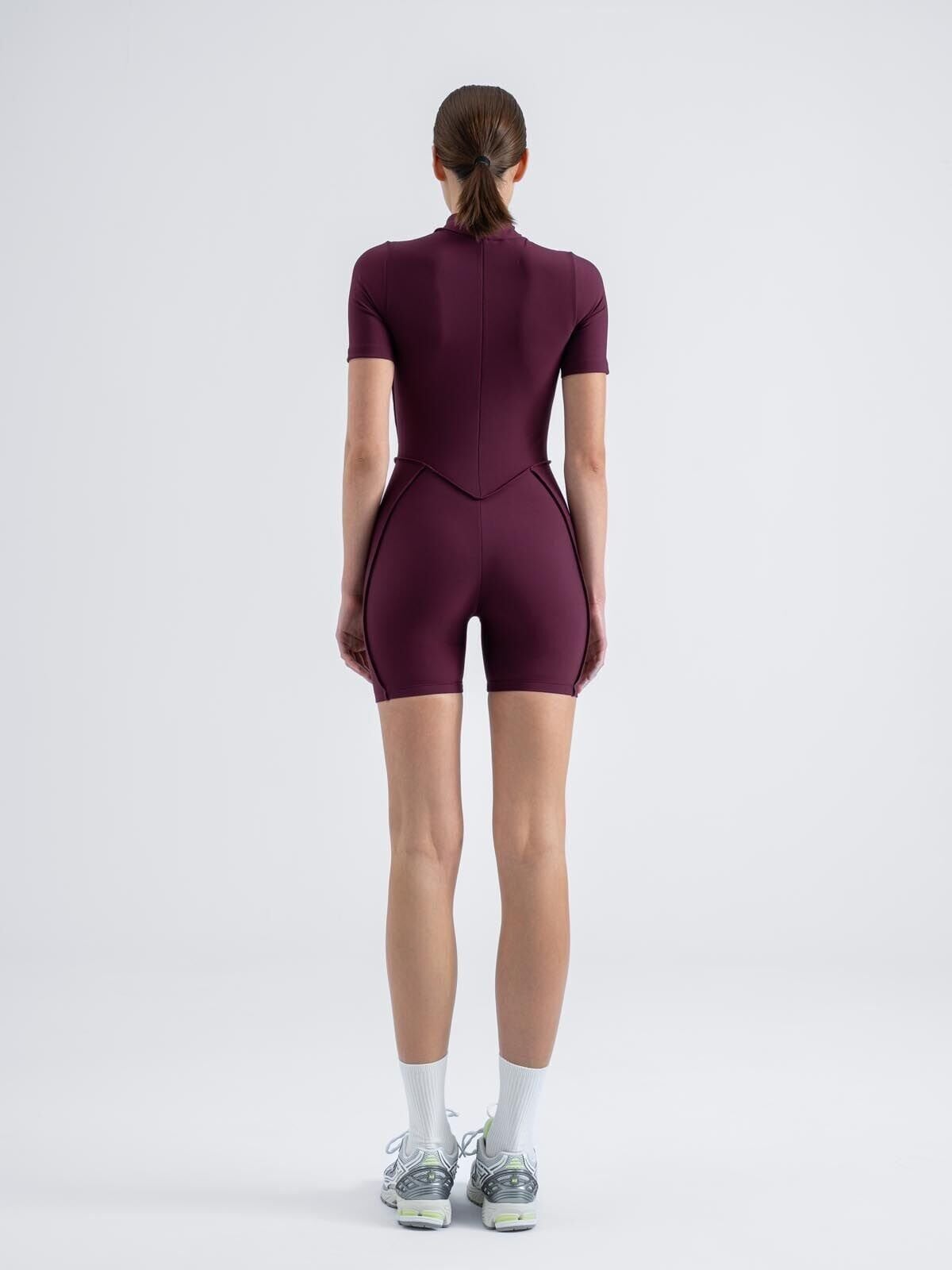 3504 Short Sculpt Line Damson Color