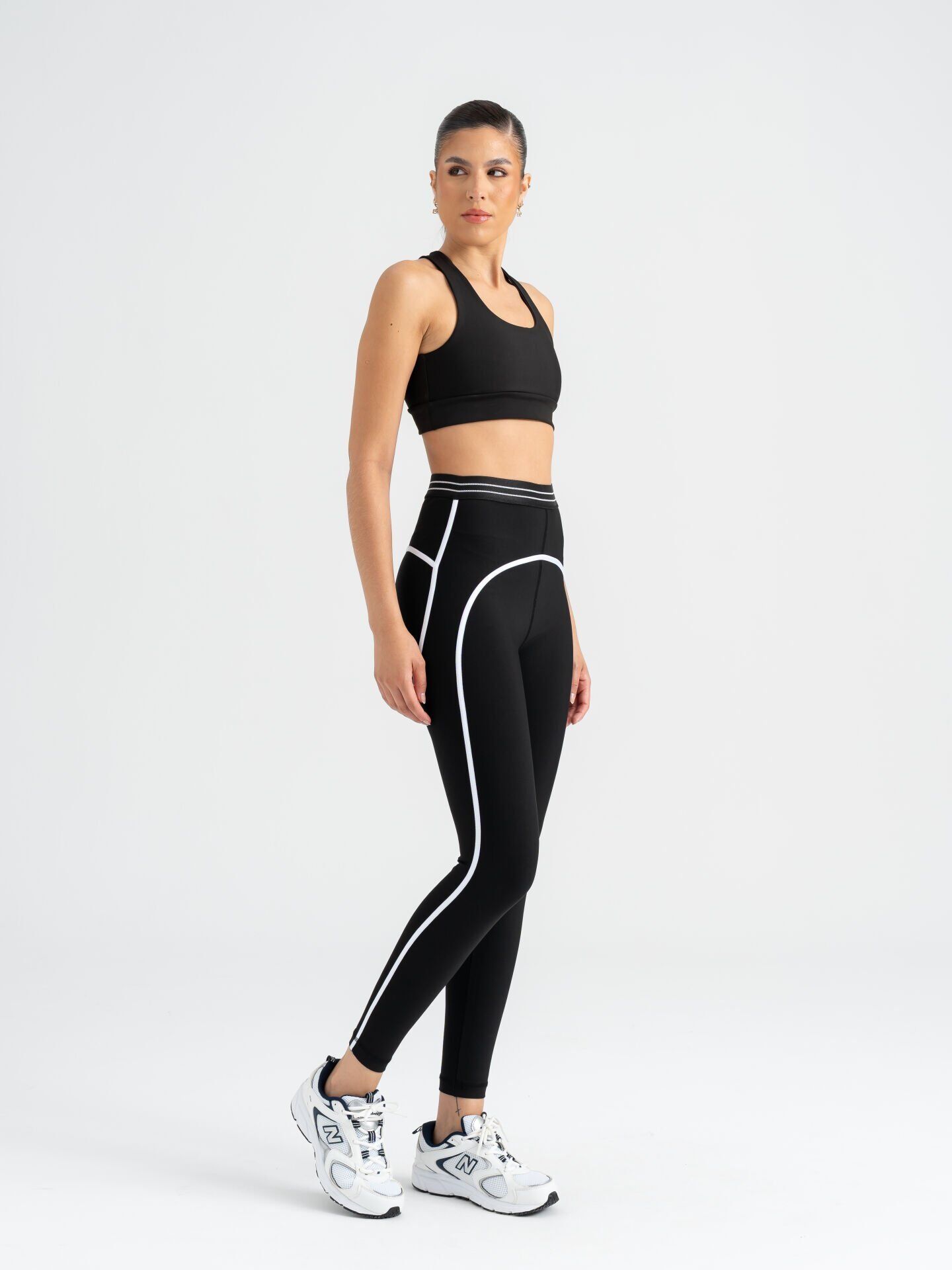 555 Suit Up Spor Leggings Black Color