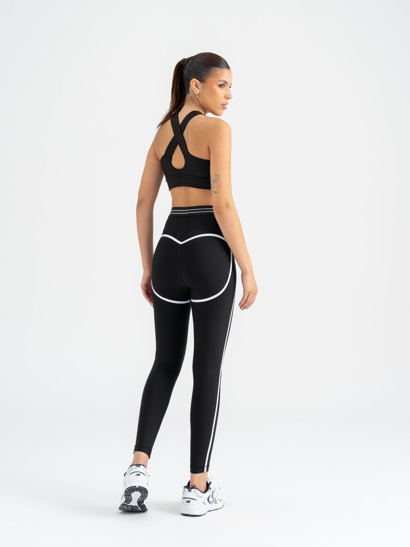 555 Suit Up Spor Leggings Black Color