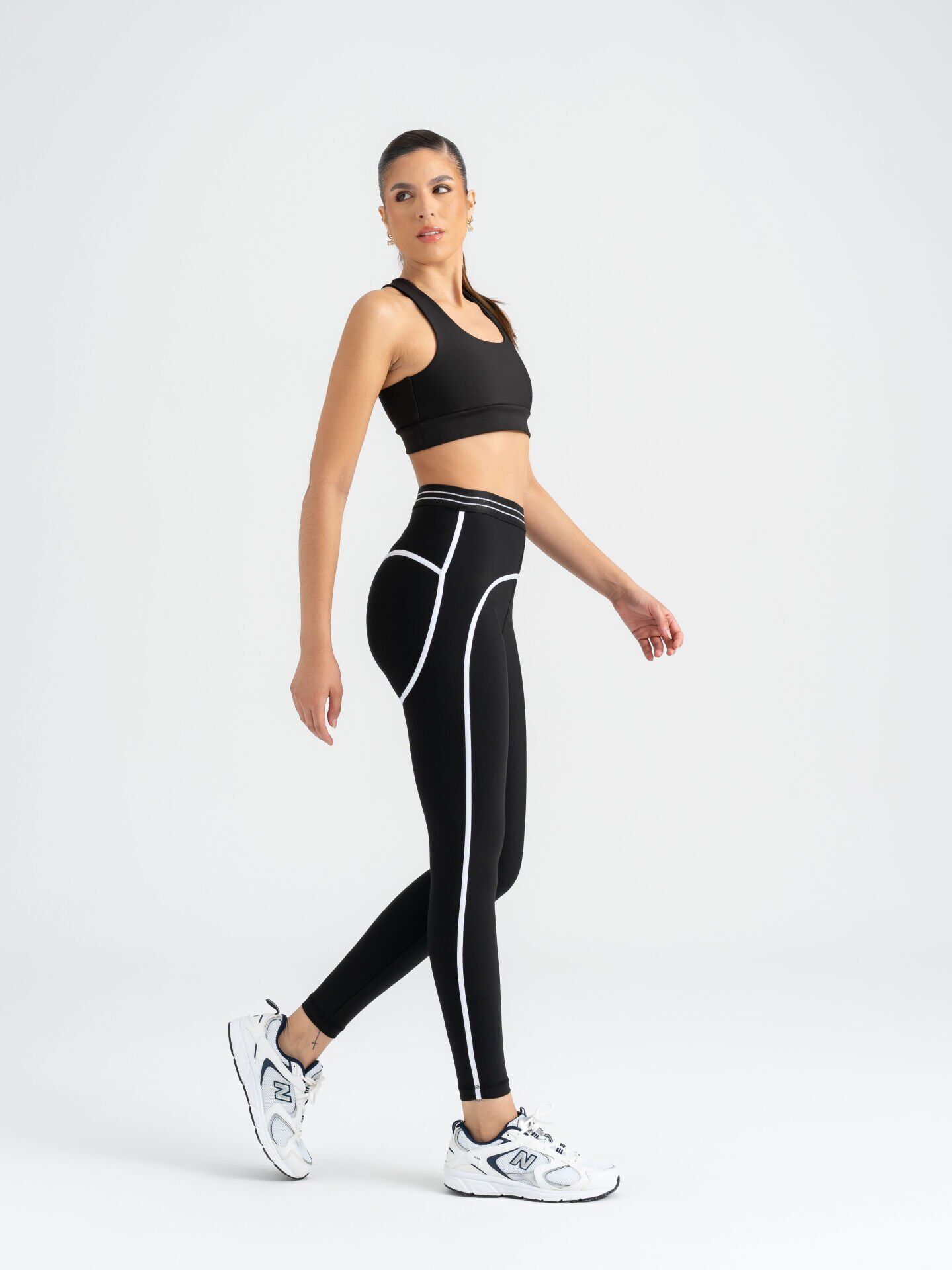 555 Suit Up Spor Leggings Black Color