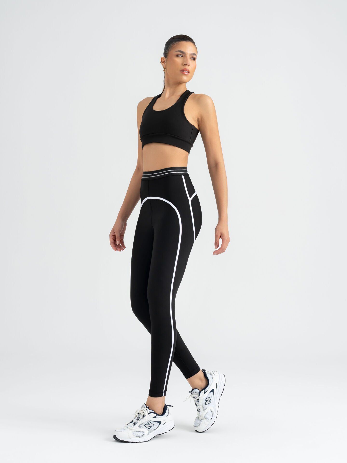 555 Suit Up Spor Leggings Black Color