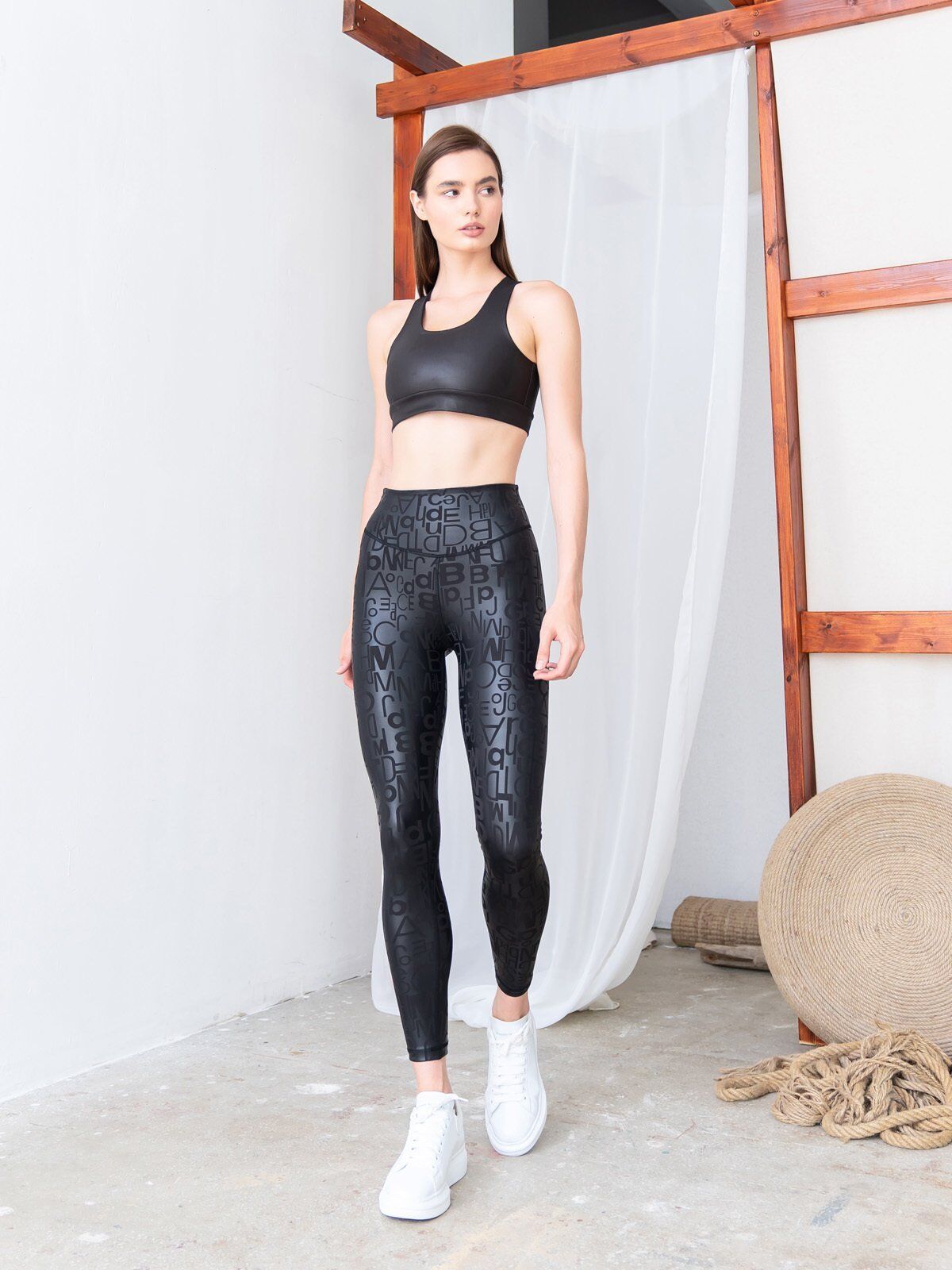 307 Leather Look Leggings