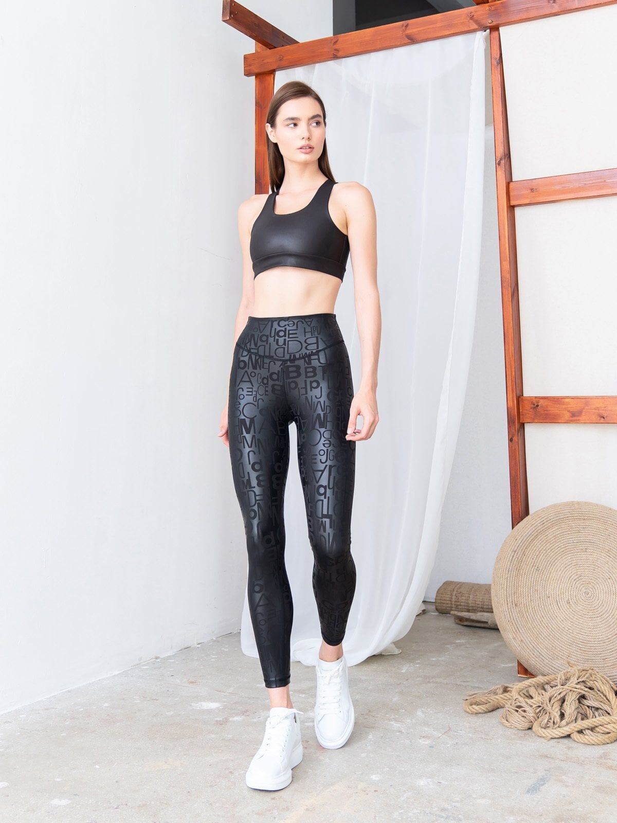 307 Leather Look Leggings