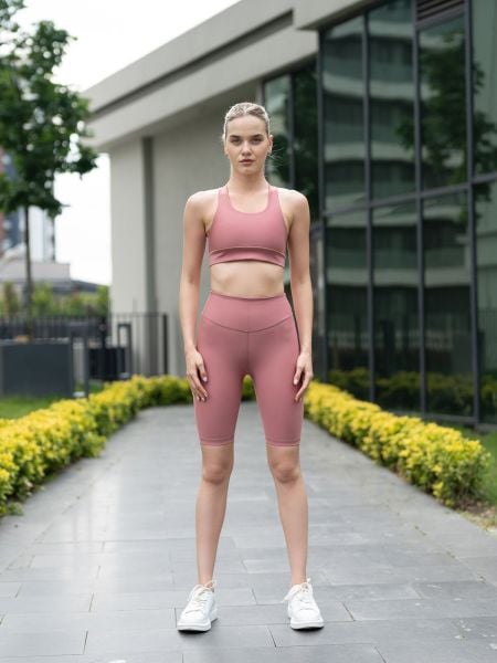 6045 Biker Leggings Dark Rose