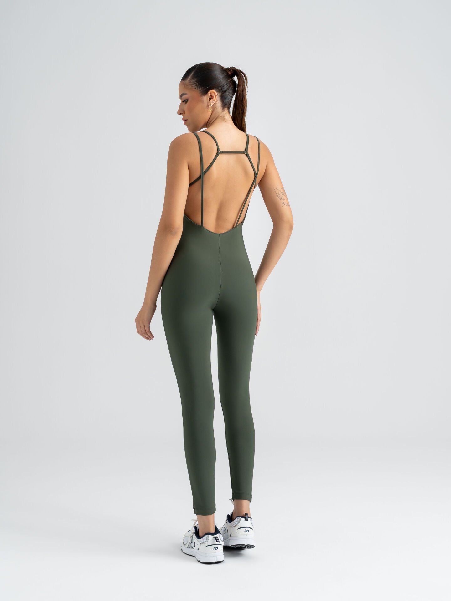 3204 Seul Leggings Khaki Color
