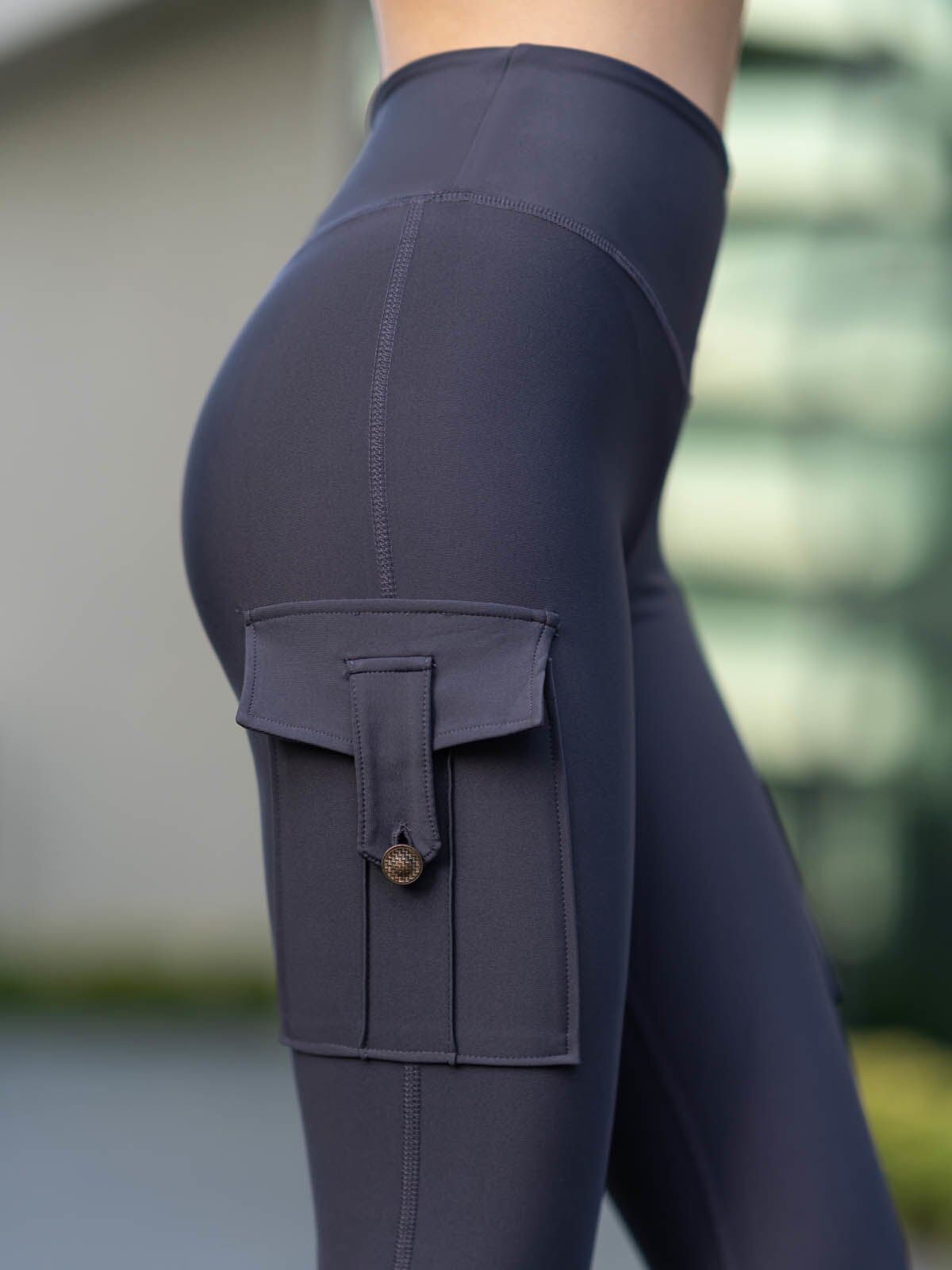 317 Cargo Leggings Antrasit Color
