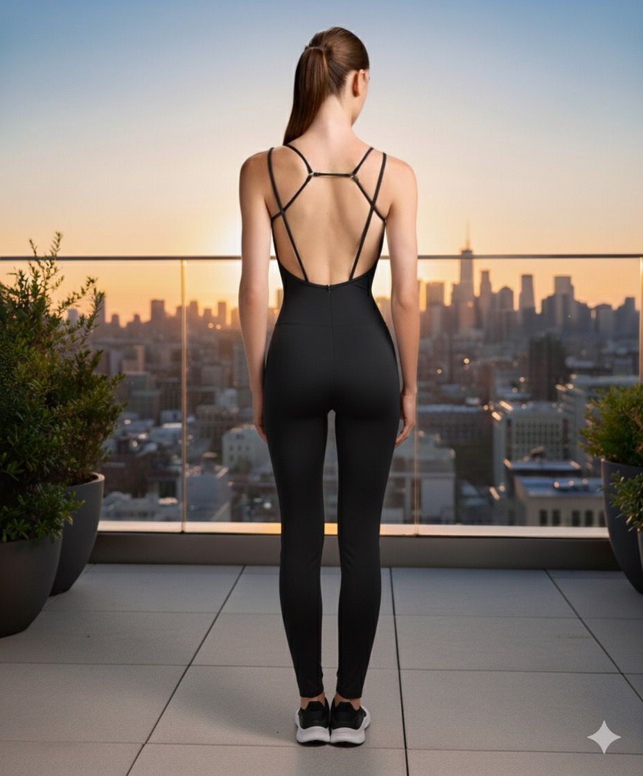 3200 Seul Jumpsuit Black Color