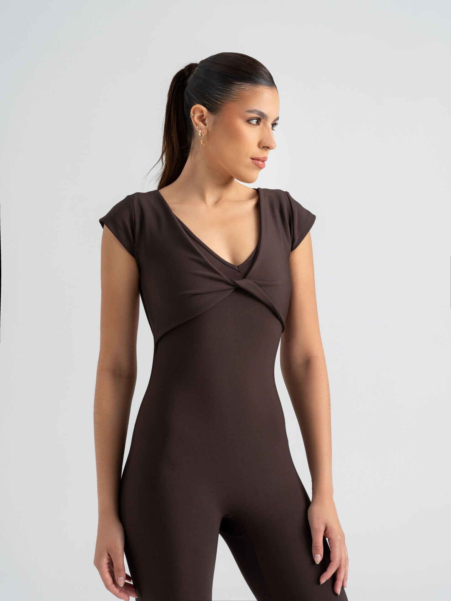 3301 Luna Backless Brown Color