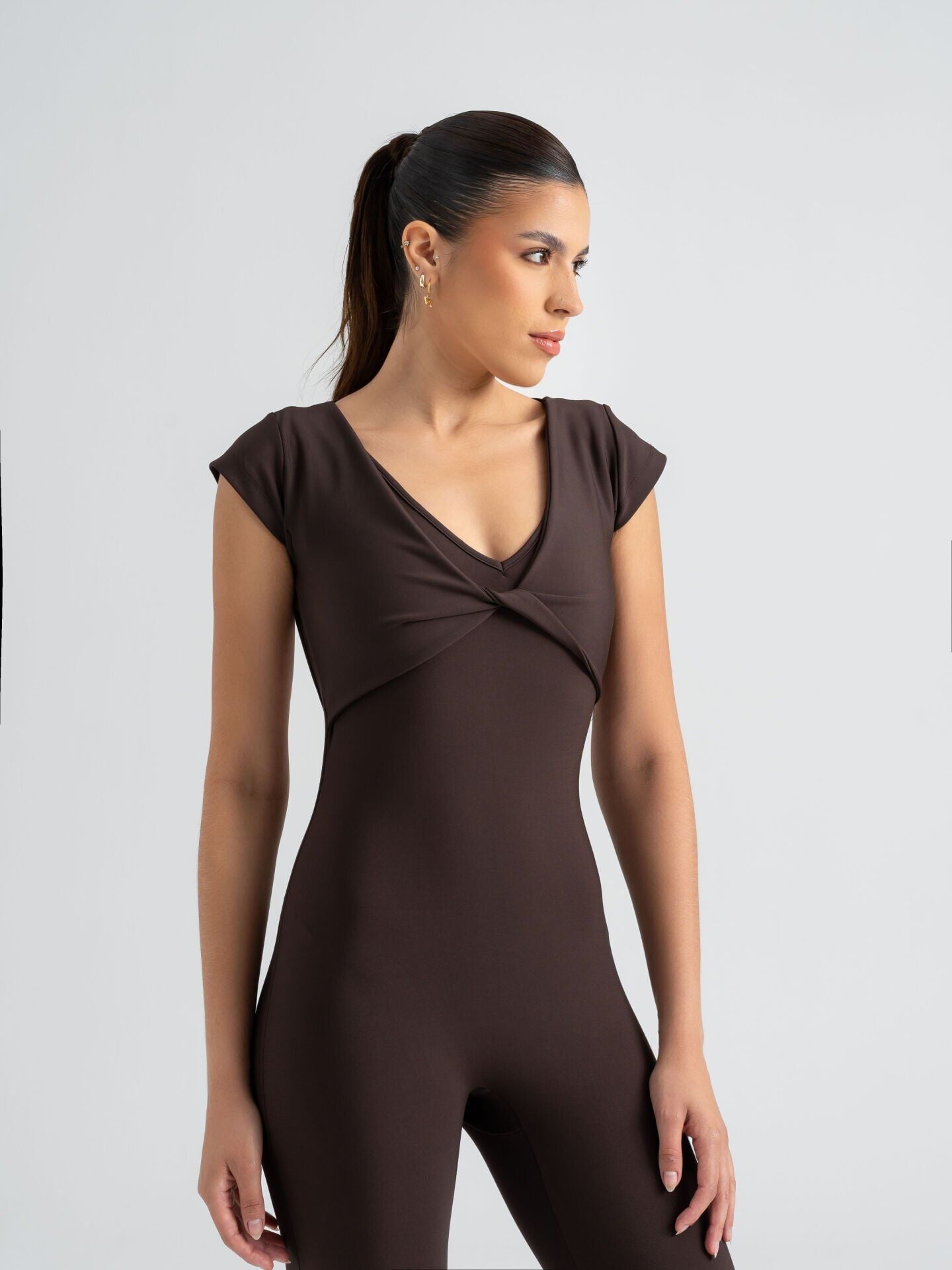 3301 Luna Backless Brown Color
