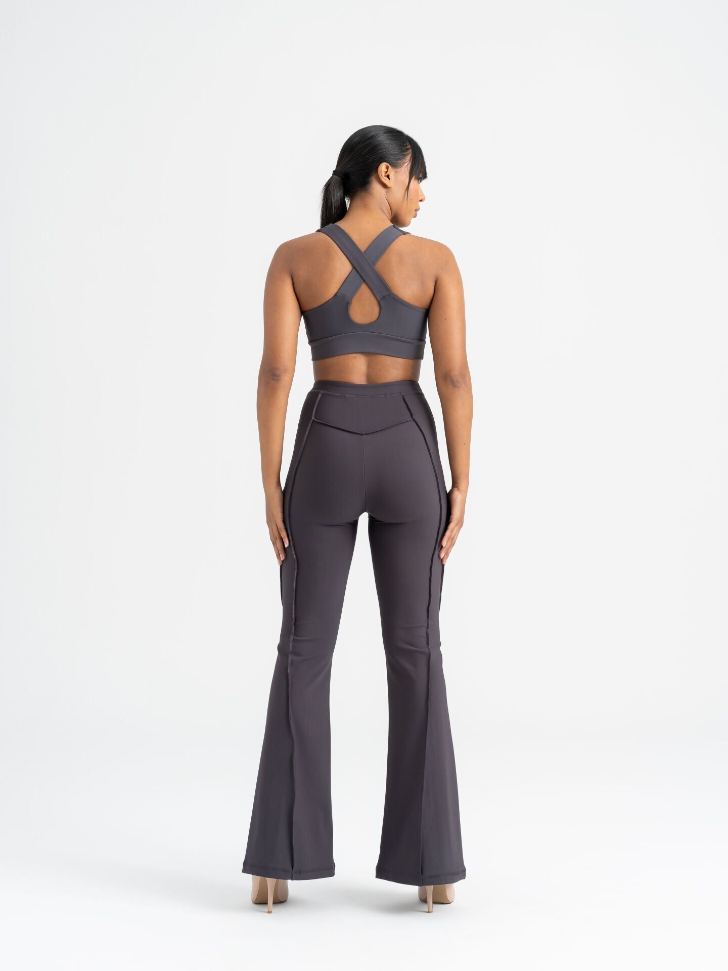 1268 Flare Fit Spanish Leggings Antrasit Color